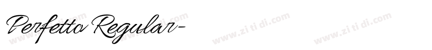 Perfetto Regular字体转换 Perfetto Regular字体转换